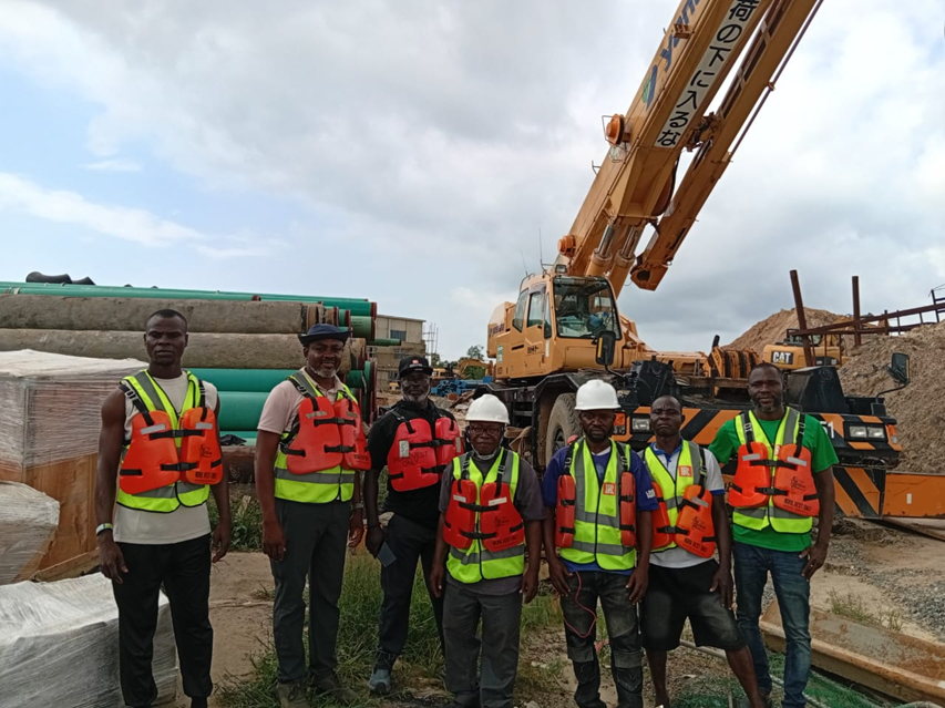 Rich & Ray project team at a heavy equipment site