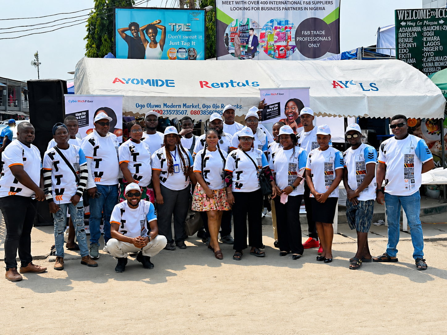 Rich & Ray team at a market activation